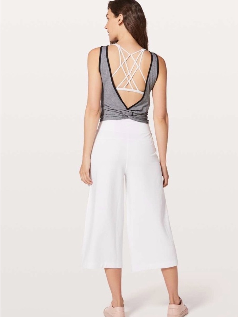 Lululemon Blissed Out Culottes size 10 white